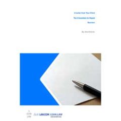 A Letter from Your Client