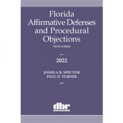 Florida Affirmative Defenses and Procedural Objections