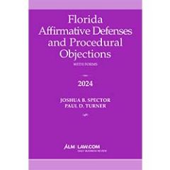 Florida Affirmative Defenses and Procedural Objections