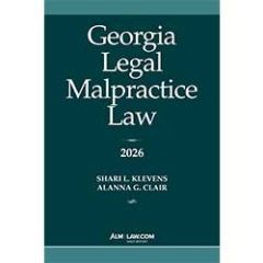 Georgia Legal Malpractice Law