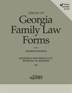 Library of Georgia Family Law Forms, 4th Edition 