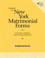 Library of New York Matrimonial Law Forms