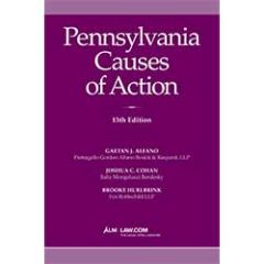 Pennsylvania Causes of Action 2025