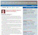 Delaware Business Court Insider