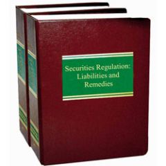 Securities Regulation: Liabilities and Remedies