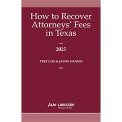 How to Recover Attorneys' Fees in Texas