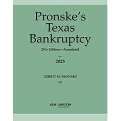 Pronske's Texas Bankruptcy