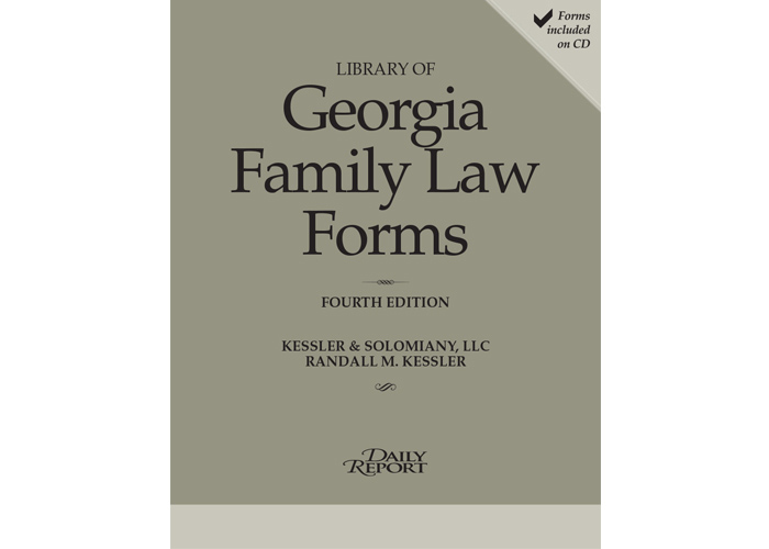 Library of Georgia Family Law Forms 4th Edition Detail LawCatalog