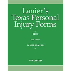 Lanier's Texas Personal Injury Forms